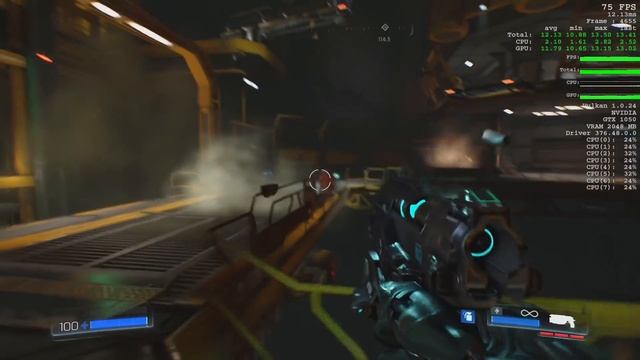 DOOM GTX 1050 2GB OC | 1080p Ultra & Lower Preset OpenGL / Vulkan | FRAME-RATE TEST смотреть онлайн