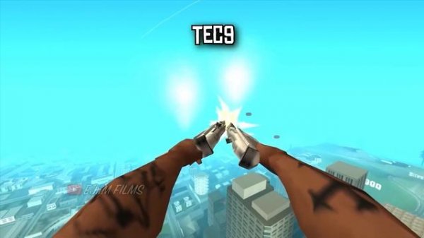ALL WEAPONS & SOUNDS in GTA San Andreas vs GTA Vice City in 66 Seconds (First Person)