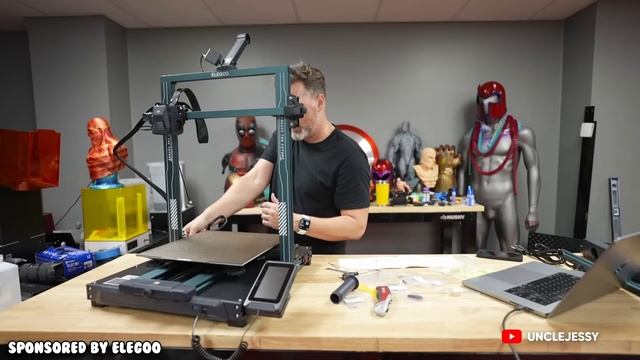 Elegoo Neptune 4 PLUS Fast 3D Printer UNBOXING