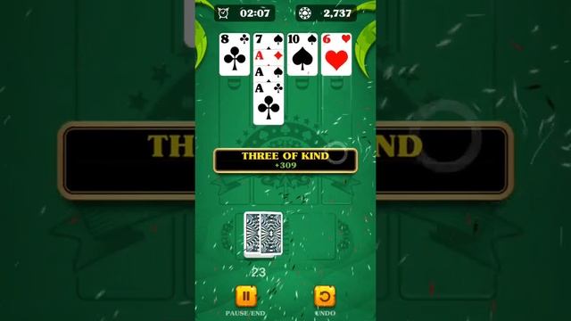 Solitaire World Record (5-Card Solitaire) 2021 - New Kind Of Poker Card Game (Skillz platform) смотреть онлайн