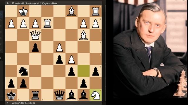 Alekhine's Attacks #1 Vygodchikov vs Alekhine смотреть онлайн