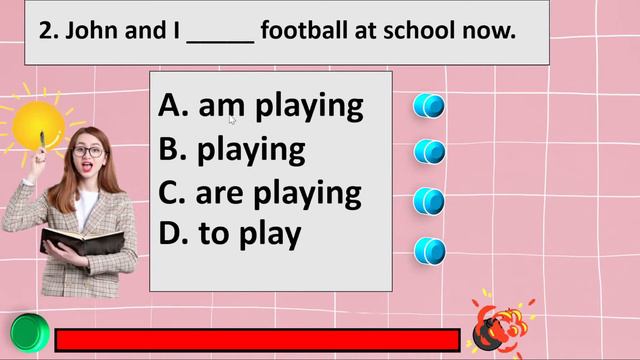 Present Continuous Tense (Sports) смотреть онлайн