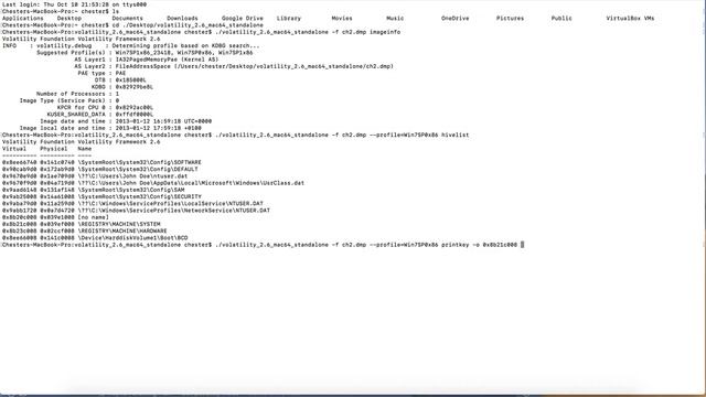 Digital Forensics: How to get system host name using Volatility смотреть онлайн