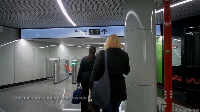 Станция метро Раменки выход в город // 20 апреля 2018 смотреть онлайн