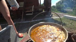 Плов в казане на костре ? вкусный рецепт