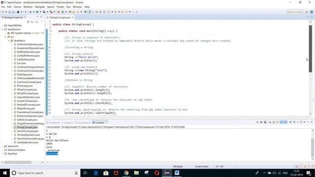 String Class and Methods - Core Java - Session 12 смотреть онлайн