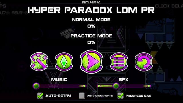 (mobile 90hz) TOP 15 HRRRML EXTREME DEMON "Hyper Paradox" 53-80! смотреть онлайн