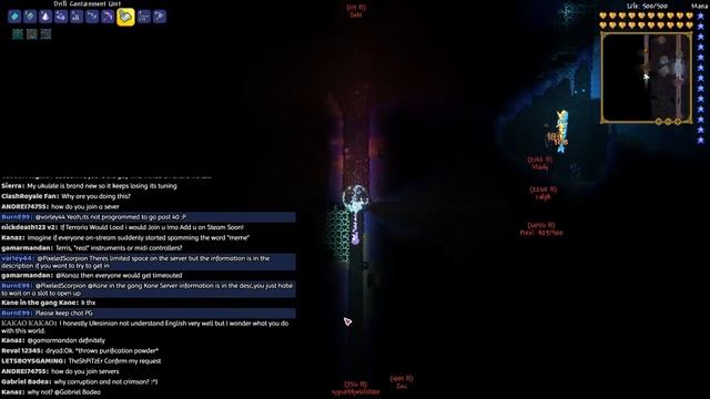 Terraria Livestream: Corrupting an Entire Terraria World! Come Help! смотреть онлайн