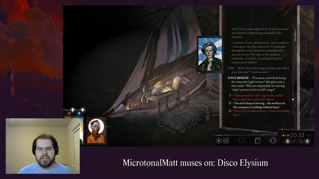 MicrotonalMatt muses on Disco Elysium Part 10 смотреть онлайн