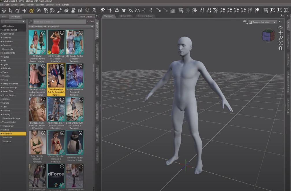 Converting Genesis clothing from 3 to 8 without using auto-fit in DAZ Studio смотреть онлайн