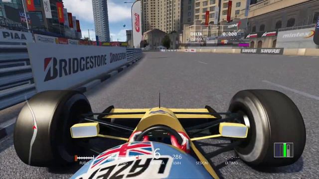 Assetto Corsa F1 1990 Lotus 102 At Dubai Street (D. Warwick) Hotlap