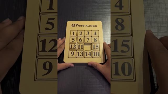 How to Solve 4x4 Sliding Number Puzzle #shorts смотреть онлайн