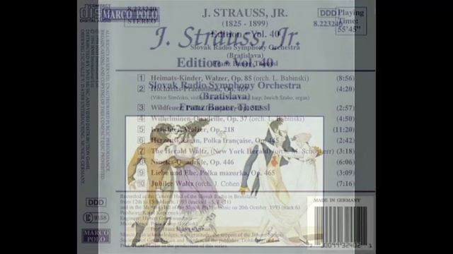 Johann Strauss II, The Complete Orchestral Edition-CD-40 смотреть онлайн