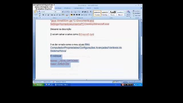 Fixando erro: Could not create the java virtual machine - MineCraf смотреть онлайн