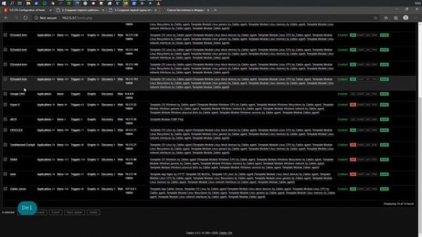 Создание Узла сети  | ZABBIX 5 | | ORACLE Linux 8.2