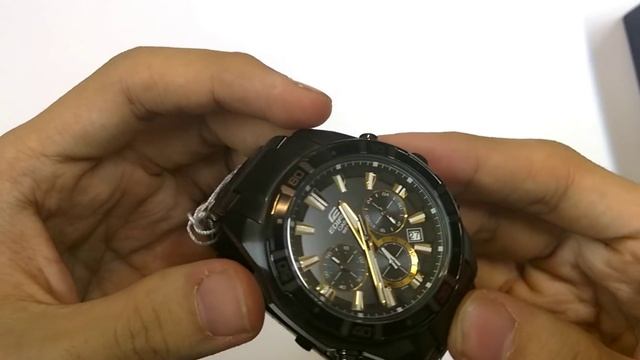 CASIO EDIFICE (EFR-534BK-1A) UNBOXING смотреть онлайн