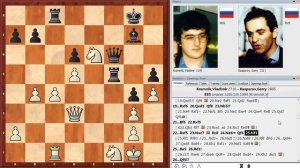 Шахматы. Крамник - Каспаров. ЖАРКАЯ СХВАТКА в староиндийской защите!