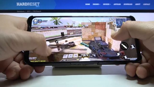 На каких настройках ASUS Rog Phone 5S запускает игры? Тест COD Mobile на ASUS Rog Phone 5S смотреть онлайн