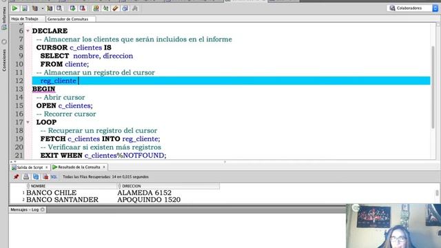 Explicando cursor explícito simple смотреть онлайн