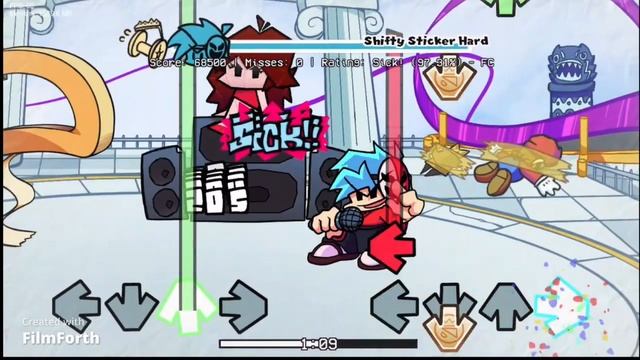 Fnf vs Paper Mario The Origami King V2 (Shifty Sticker Song) смотреть онлайн