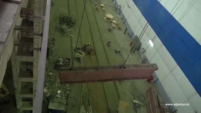 Демонтаж мостового крана 30 тонн. смотреть онлайн