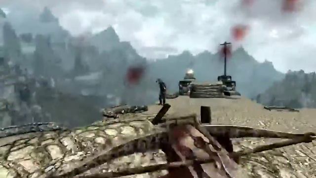 Skyrim - Battle (carnage) At Fort Sungard