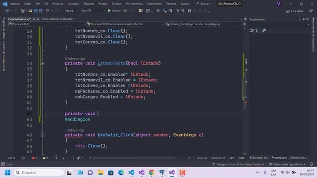 10 - Código al Formulario(Métodos) -parte 01 | Proceso CRUD (Visual C Sharp y PostgreSQL) смотреть онлайн
