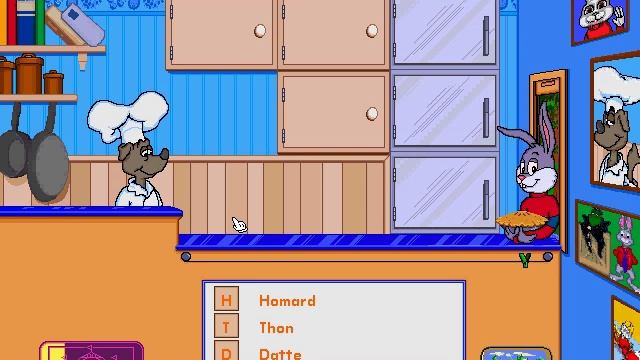 Lapin Malin Maternelle 2 (Reader Rabbit Preschool): Partie 16 (ABC Resto) - Billet 3 смотреть онлайн