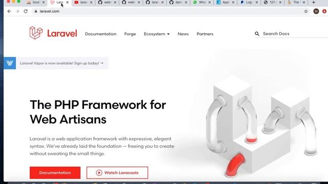 laravel 8 home page смотреть онлайн