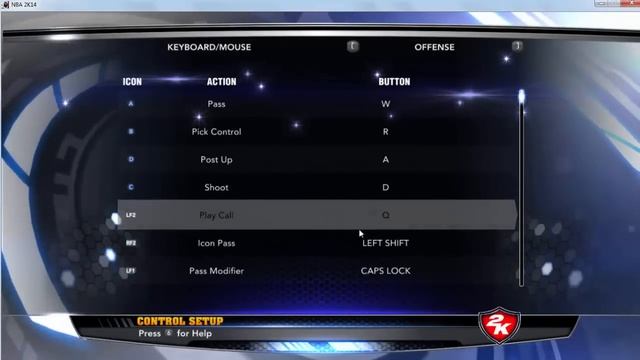 Как настроить управление в nba2k14 на клавиатуре смотреть онлайн