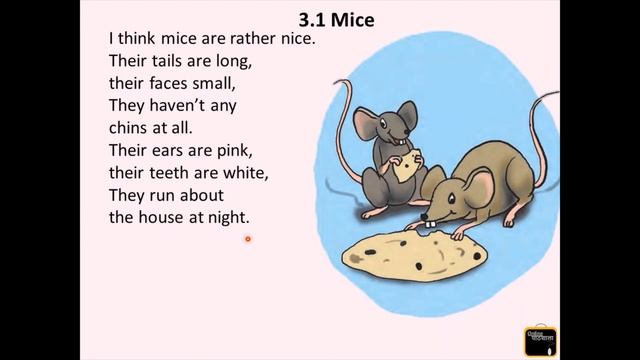 Std:2nd State board English Balbharti lesson 3.1 Mice | unit 3.1 Mice смотреть онлайн