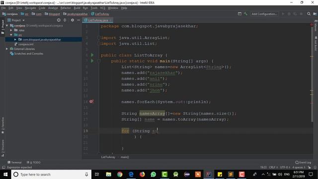 How To Convert List to String Array In Java | Java Interview Questions | RAJASEKHAR REDDY смотреть онлайн
