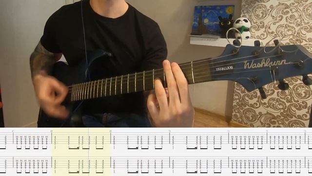 Refused – New Noise (Guitar cover with tab) смотреть онлайн