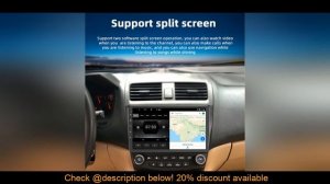 Best PEERCE For Honda Accord 7 2003-2008 Navigation Android 10 Carplay RDS 4G Car Radio Multimedia