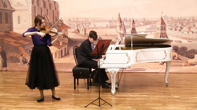 Р. Шуман - Соната для скрипки и фортепиано №1, 1 часть Исполняют: Екатерина Дёмина, Александр Ключк