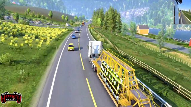 Through Norway Roads - Euro Truck Simulator 2 | Thrustmaster T300RS || ets2 1.44 mods смотреть онлайн