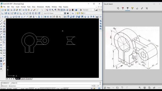 AutoCAD 2007 3D practical drawing for beginners#7 смотреть онлайн