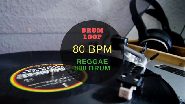 Reggae (808) drum 80 BPM - Drum Loop смотреть онлайн