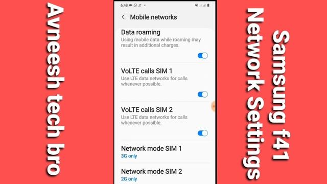 Samsung f41 Network problem solution (settings) how to solve Network problems samsung f41(settings) смотреть онлайн