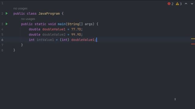 Java Program to Convert Double to Int | Java Examples смотреть онлайн