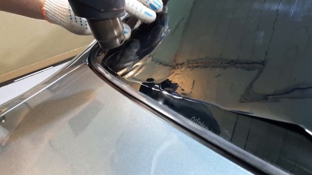 Обзор пленки для тонировки Aurora, формовка заднего стекла смотреть онлайн