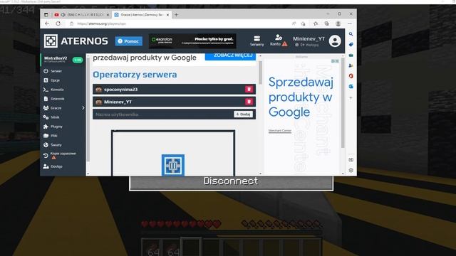 How to: give yourself an op and delete on your server aternos смотреть онлайн