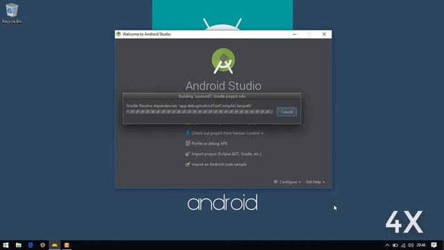 Android Tutorial (Kotlin) - 06 - Tools Installation And Creating first Project смотреть онлайн