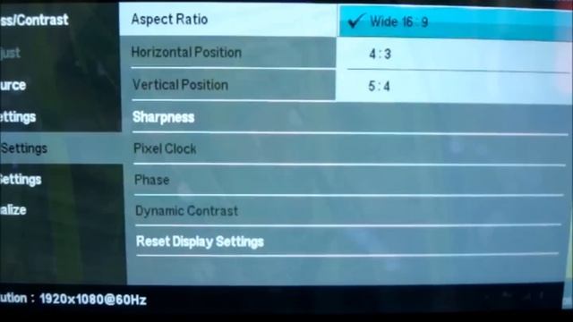 Dell S2440L - menu system смотреть онлайн