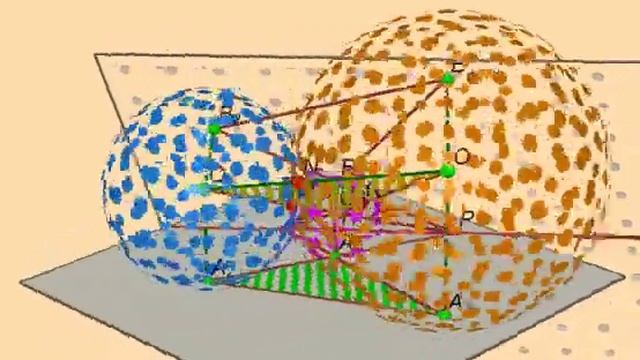 Три попарно касающиеся сферы Найти двугранный угол 2 смотреть онлайн