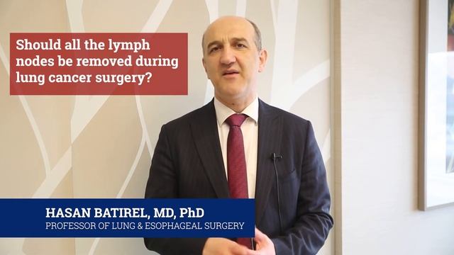 Should all the lymph nodes be removed during lung cancer surgery? смотреть онлайн