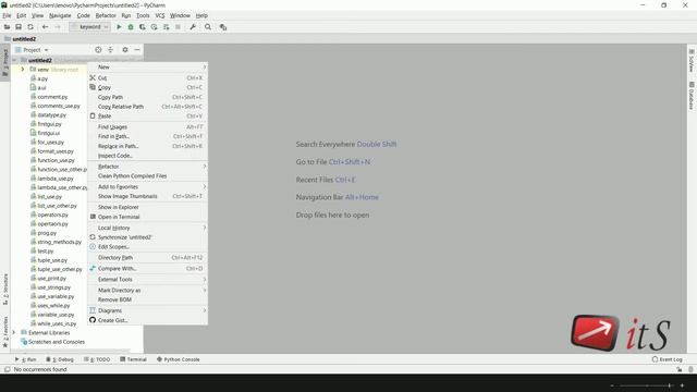 1.12 Python reserved words | Python Tutorial | ITS смотреть онлайн