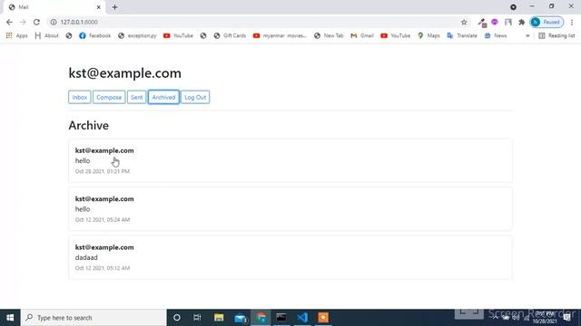 CS50’s Web Programming with Python and JavaScript project 3 mail смотреть онлайн
