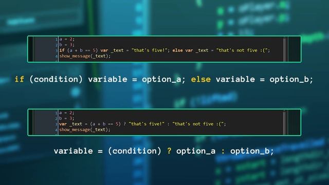 Simplify "if" checks in GameMaker with Ternary Operators! смотреть онлайн