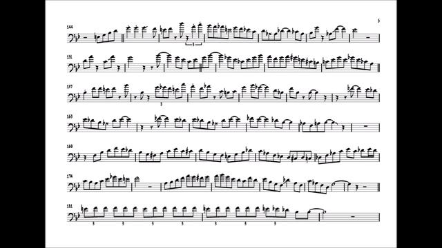 Michael Dease 'Blue Jay' Trombone Solo Transcription смотреть онлайн